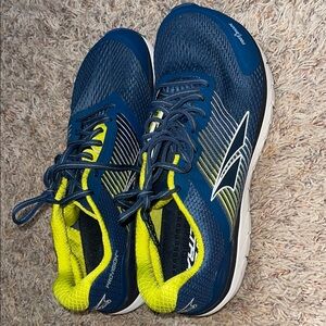 Altra Blue and Yellow Running Shoes